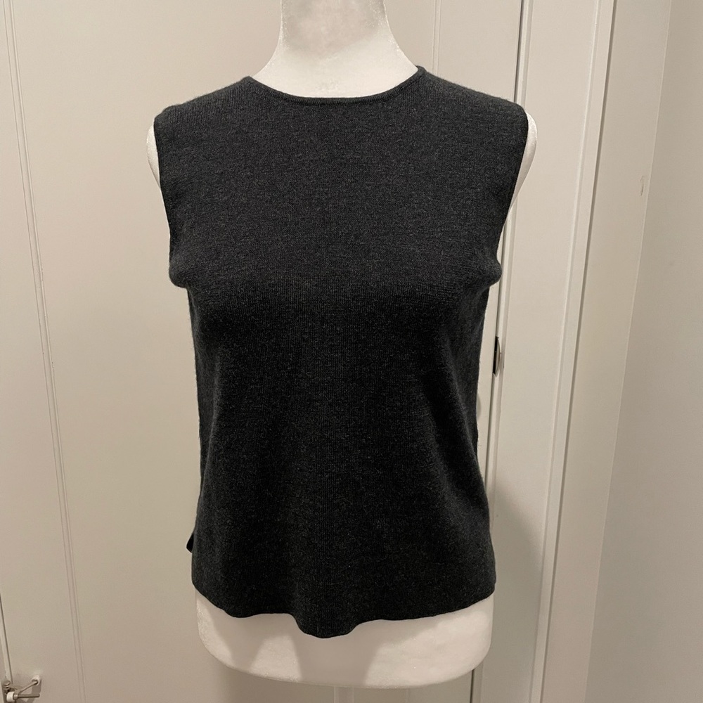 Eileen Fisher merino wool, sleeveless tank
